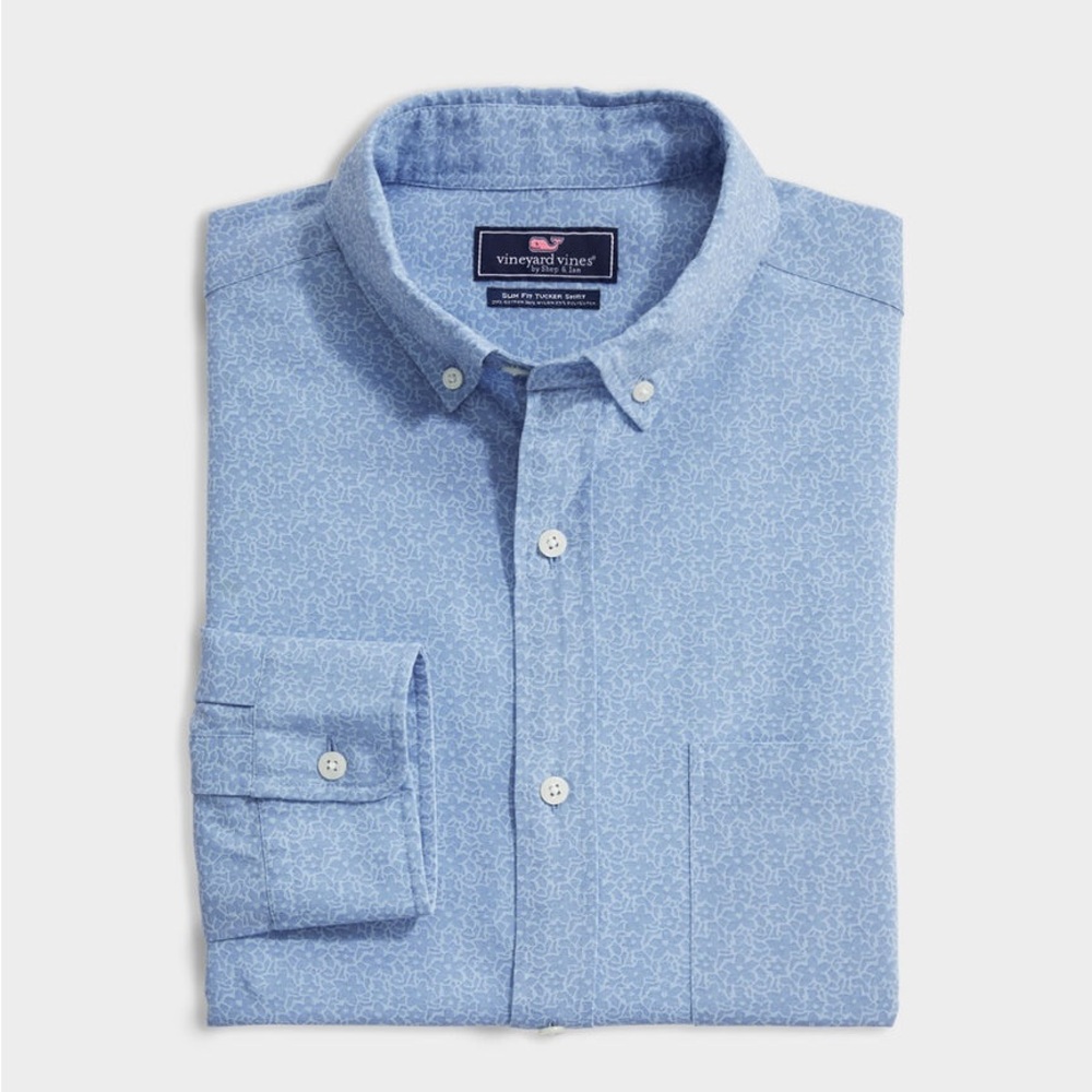 Vineyard Vines Slim Fit Tucker Long Sleeve Button Down Shirt